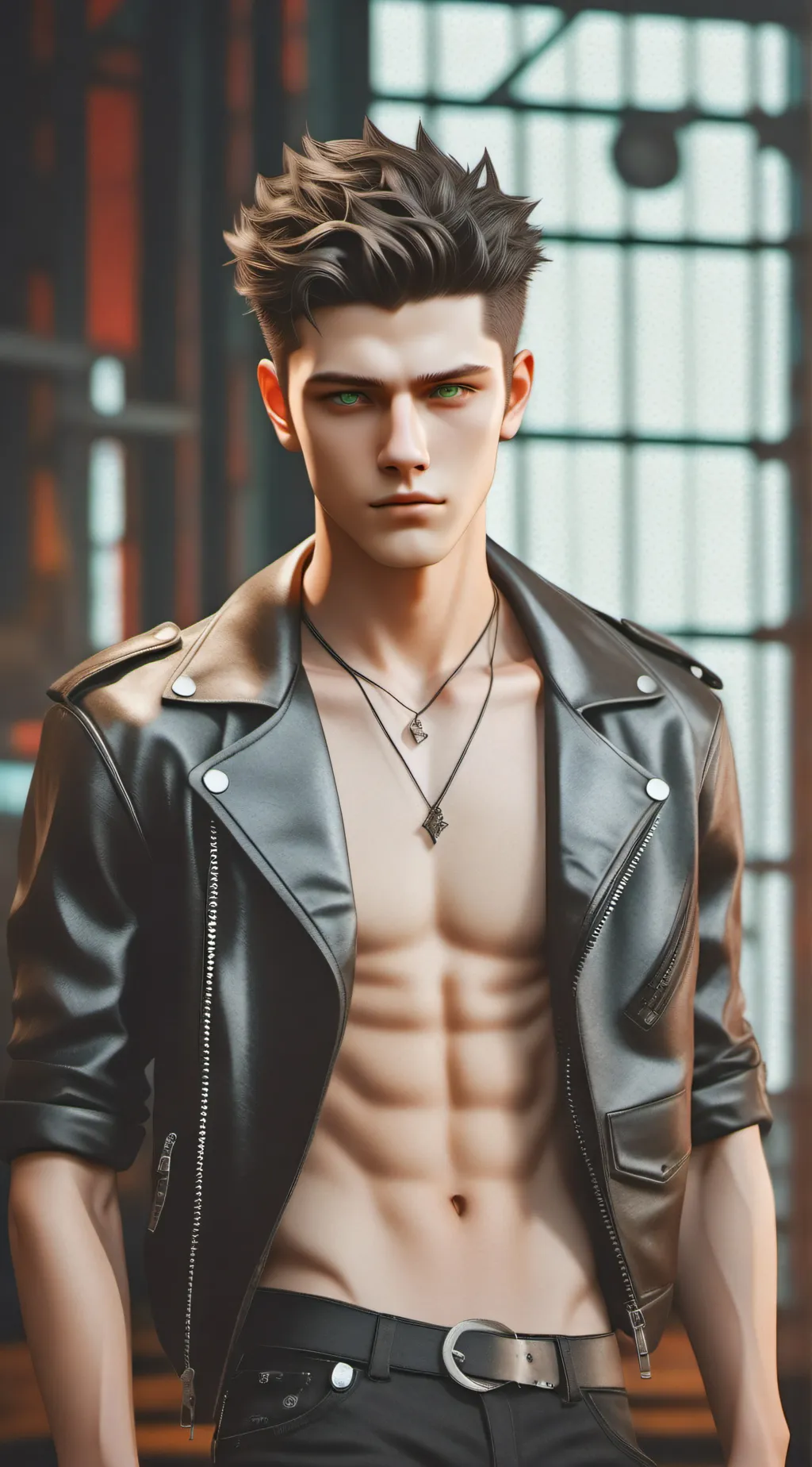 ai character: Vincent black background