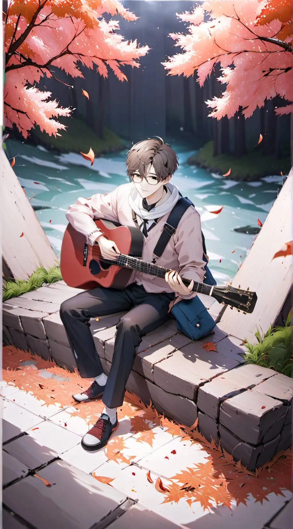 ai character: Adrien Amani background