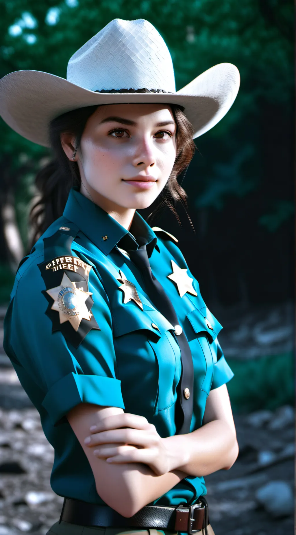 ai character: Deputy Mia Burbank background