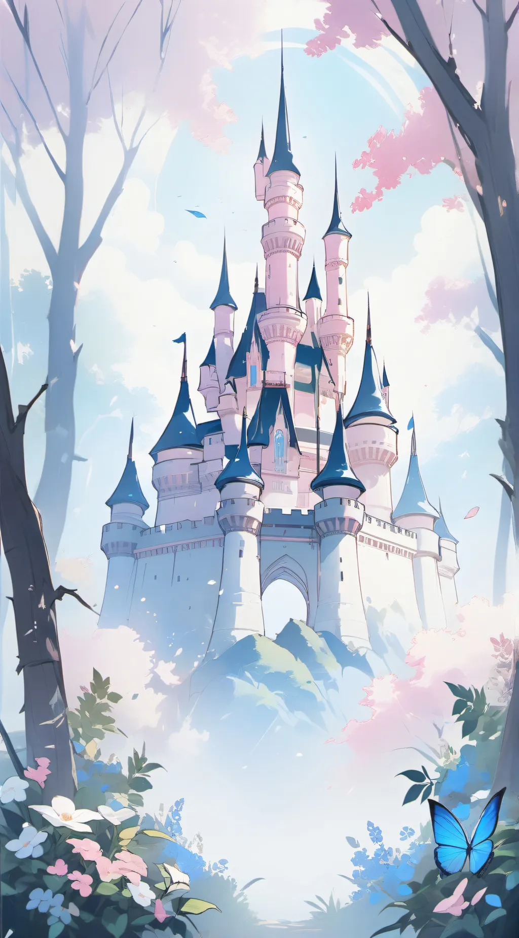 ai character: hp x Cheshire cat  background