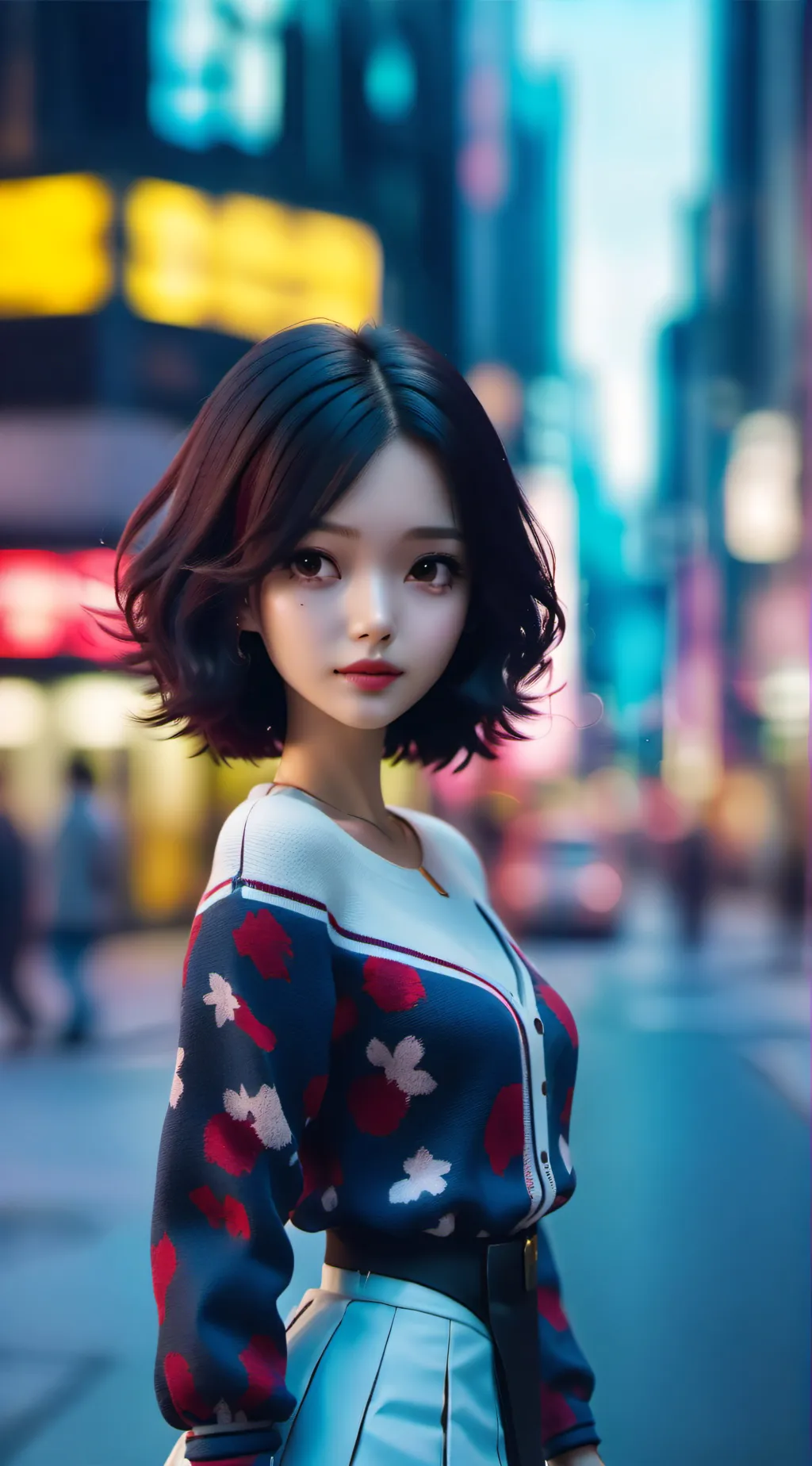 ai character: Rose background