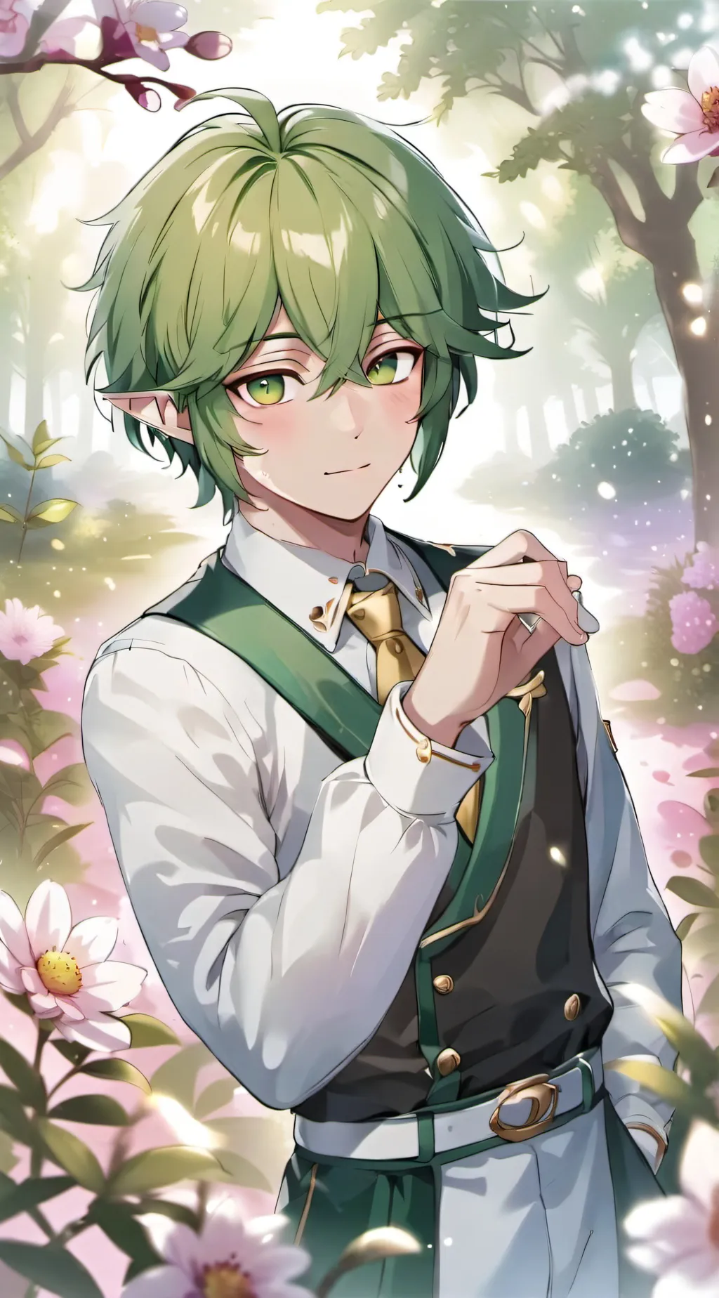 ai character: Spirit of Forest background