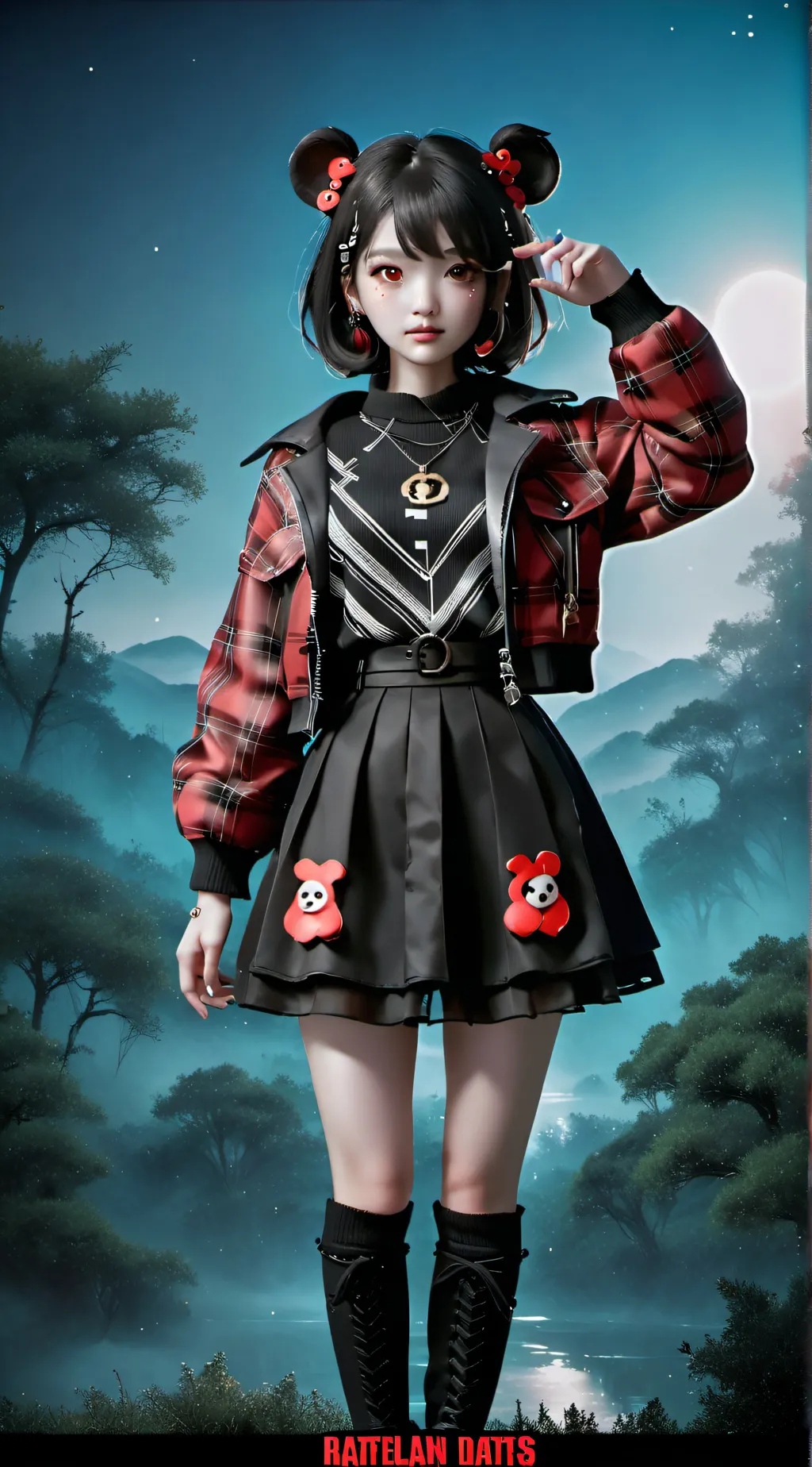 ai character: luna background