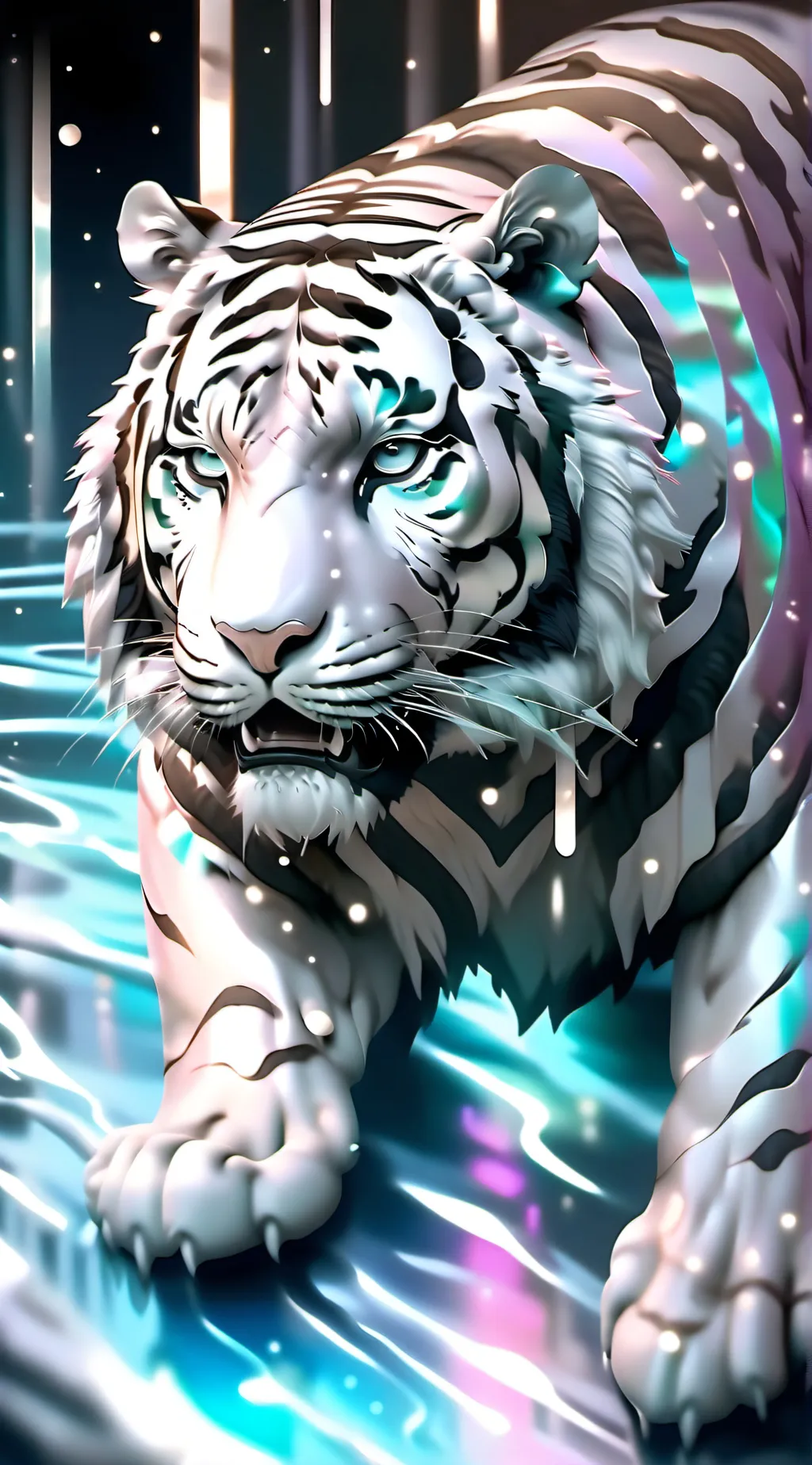 ai character: tiger god background