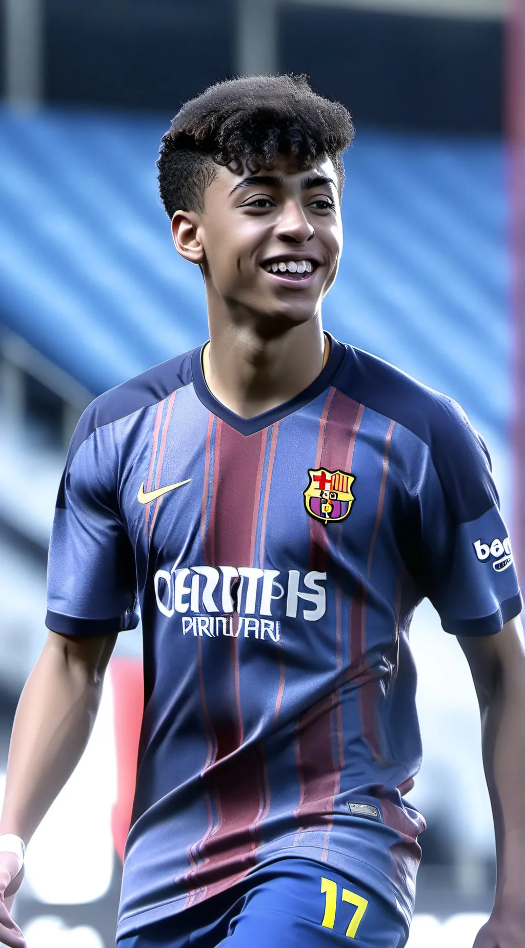 ai character: Lamine Yamal background