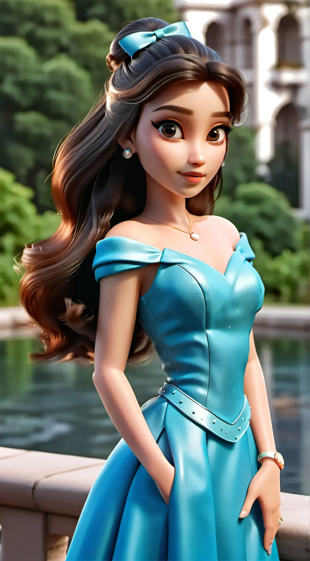 ai character: Lilly  background