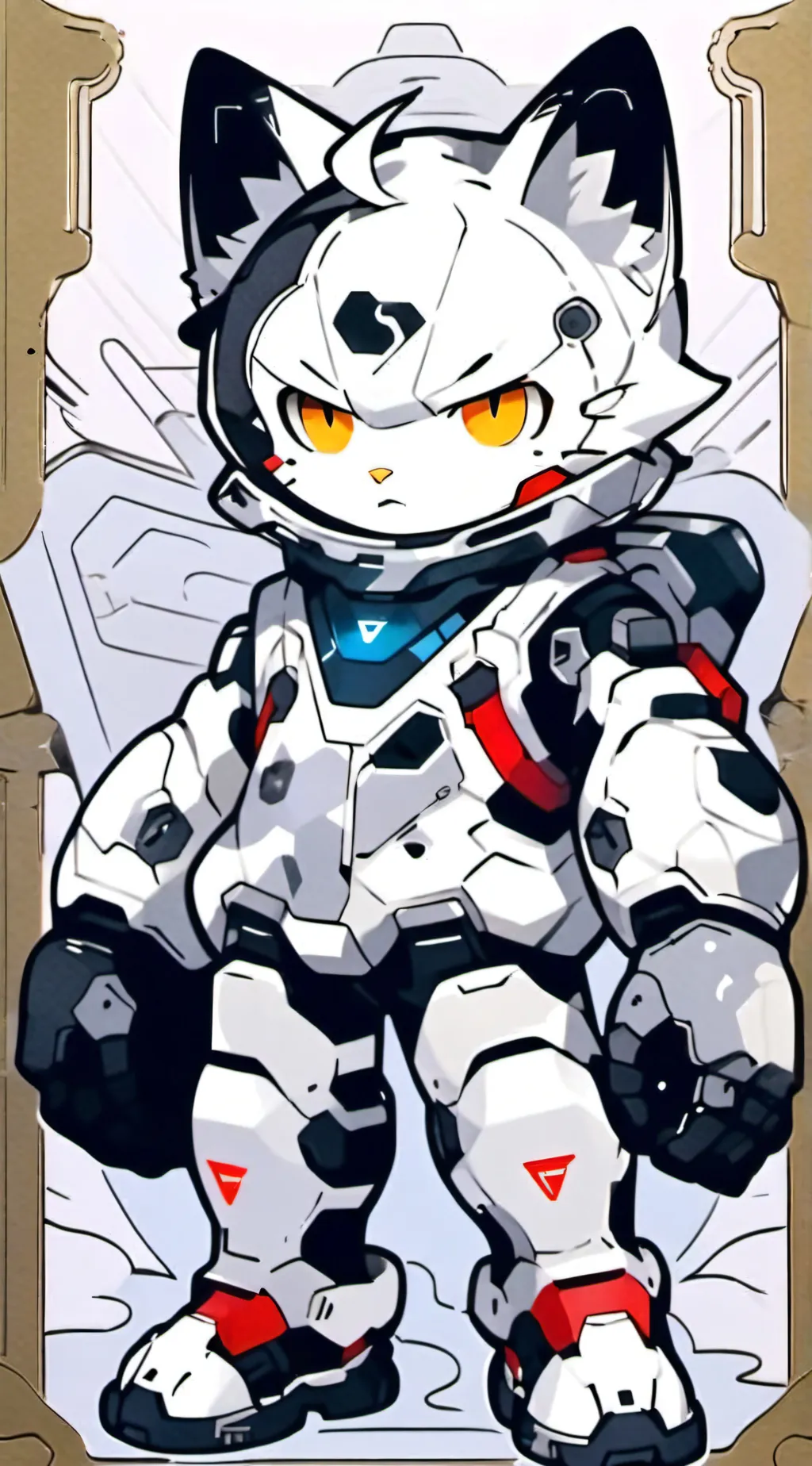 ai character: Cottonball background