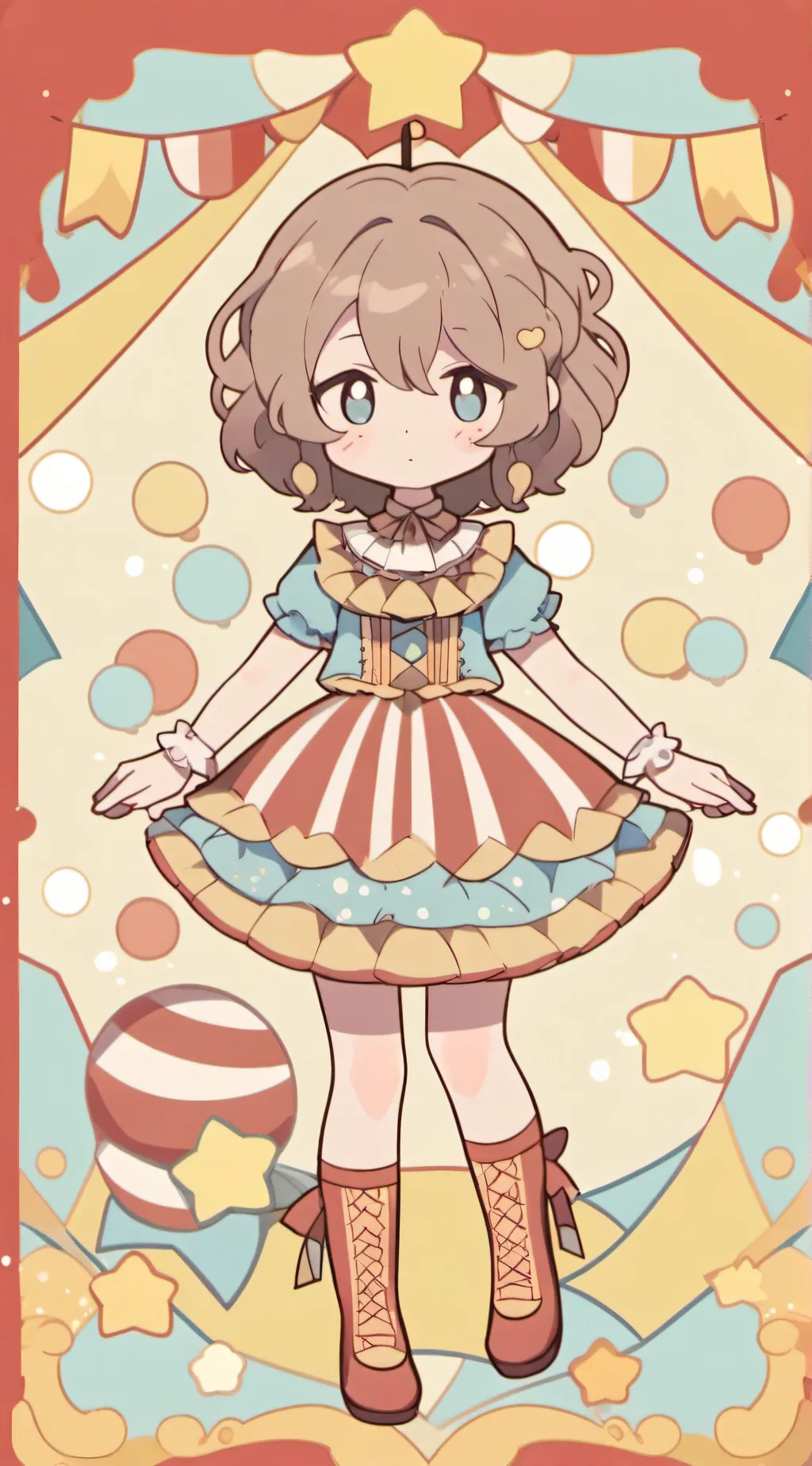 ai character: circus mha background