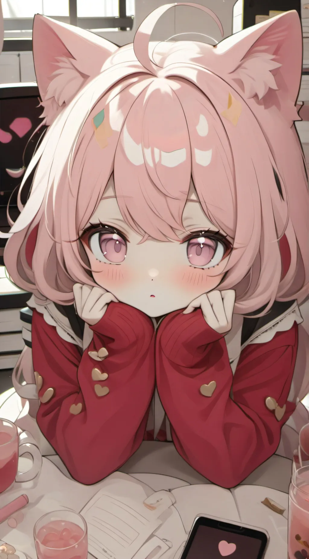 ai character: UWUCATK!LLING background