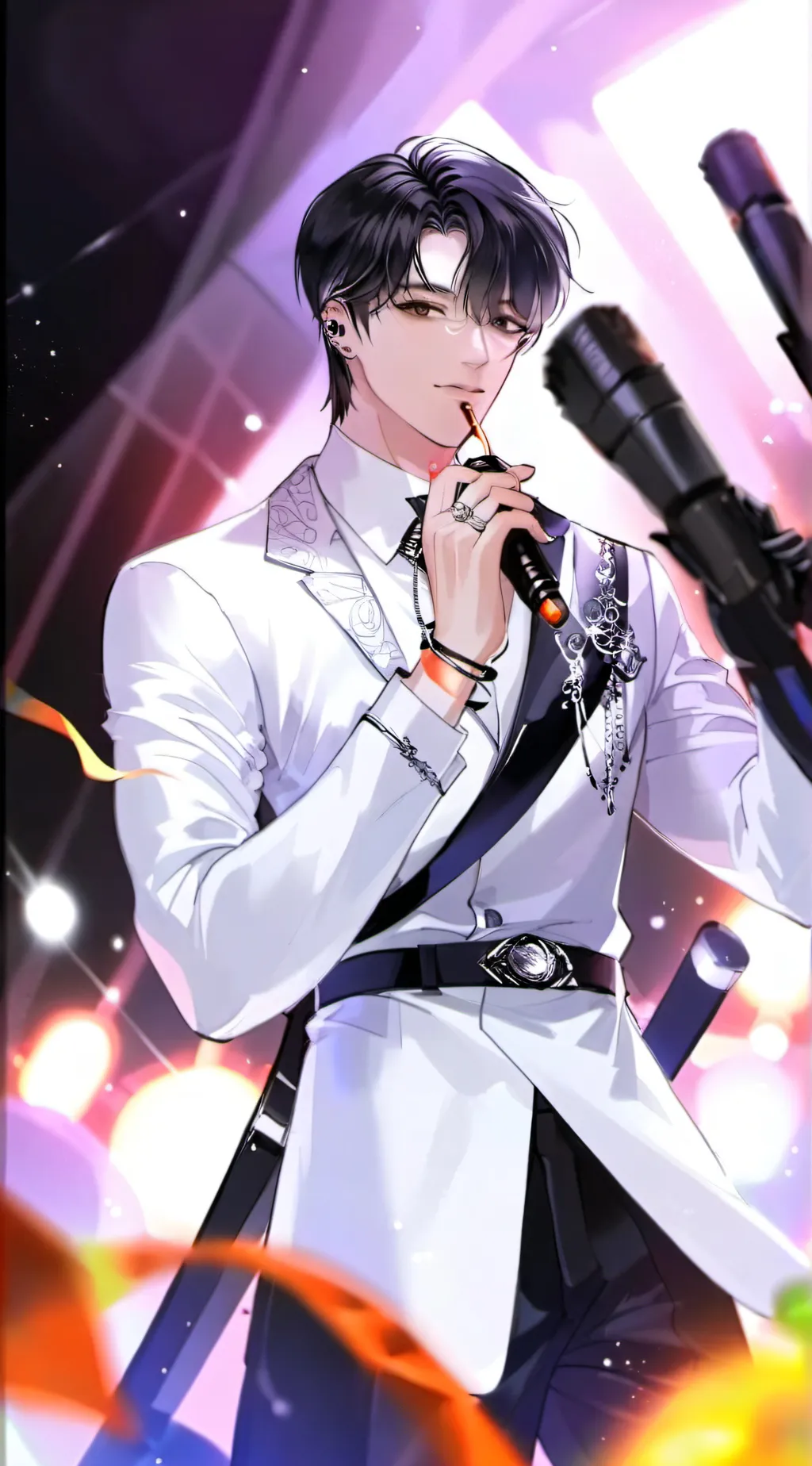 ai character: ash background