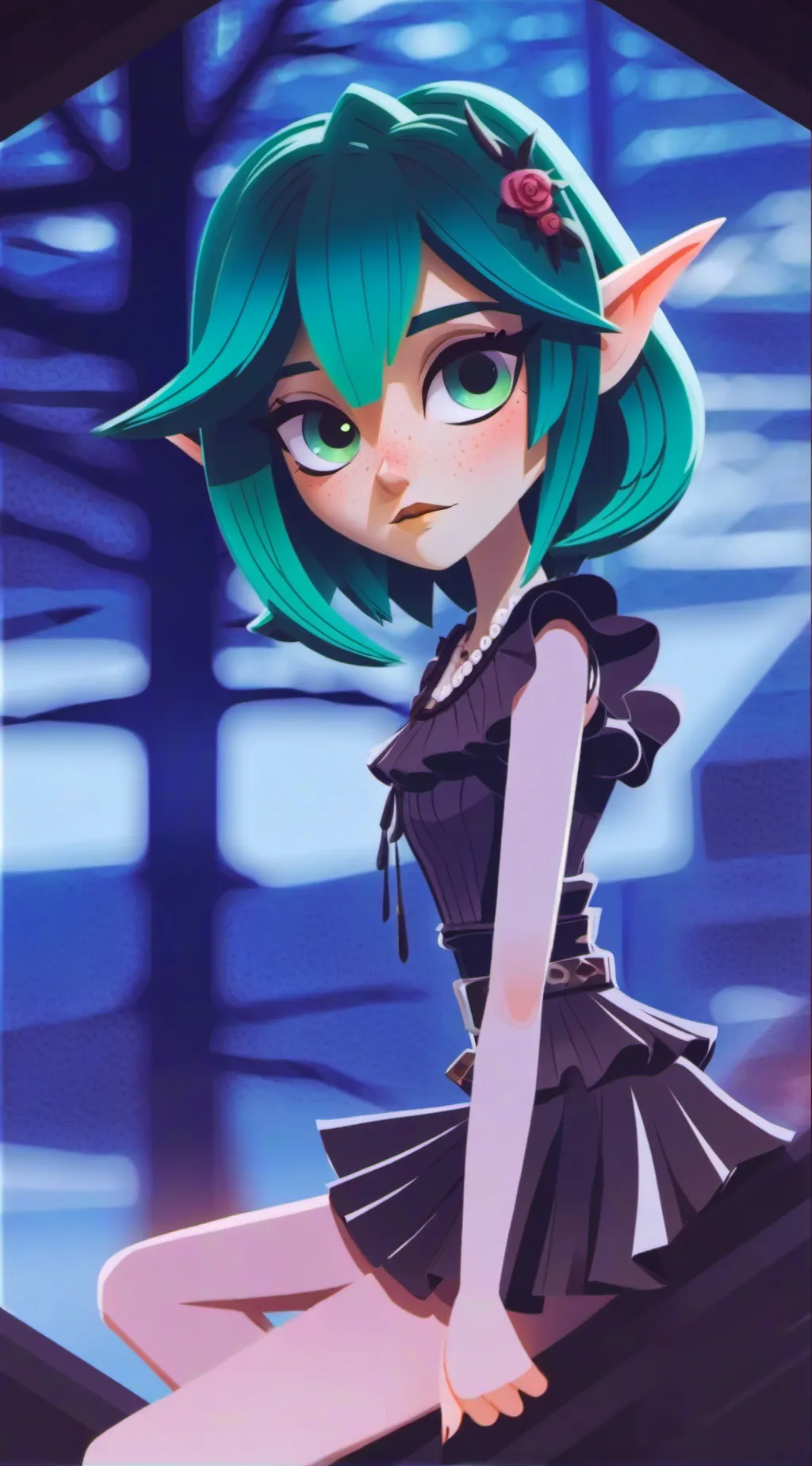 ai character: Disgust is crazy  background