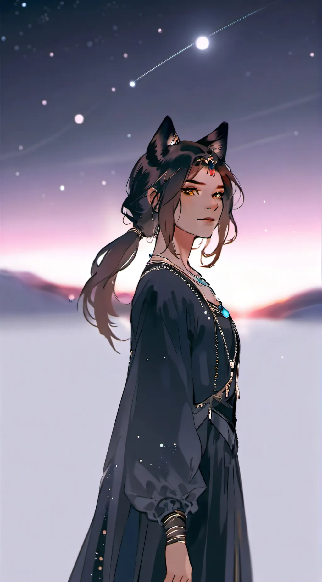 ai character: 🐈‍⬛Amber🐈‍⬛ background