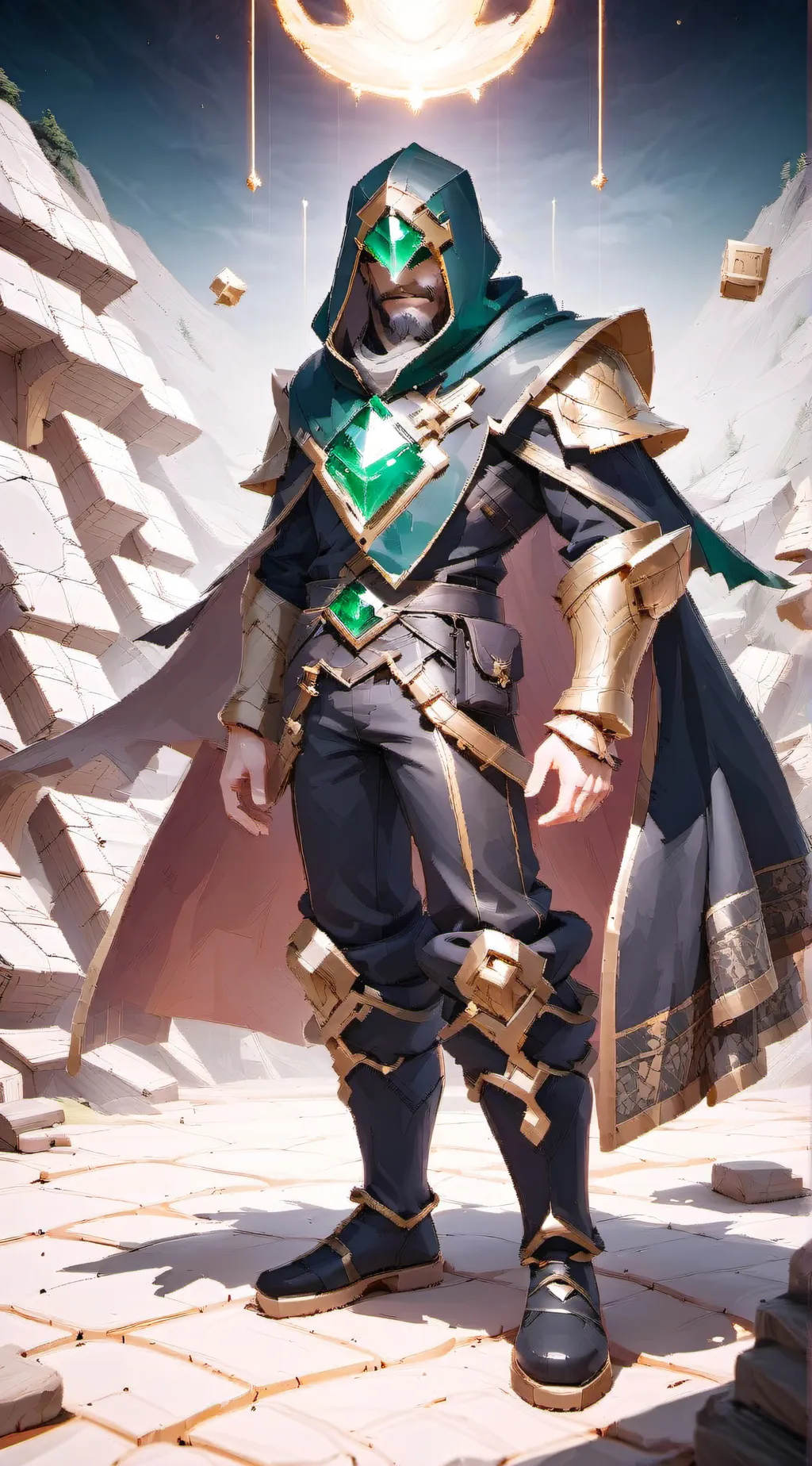 ai character: Minecraft Caseoh background