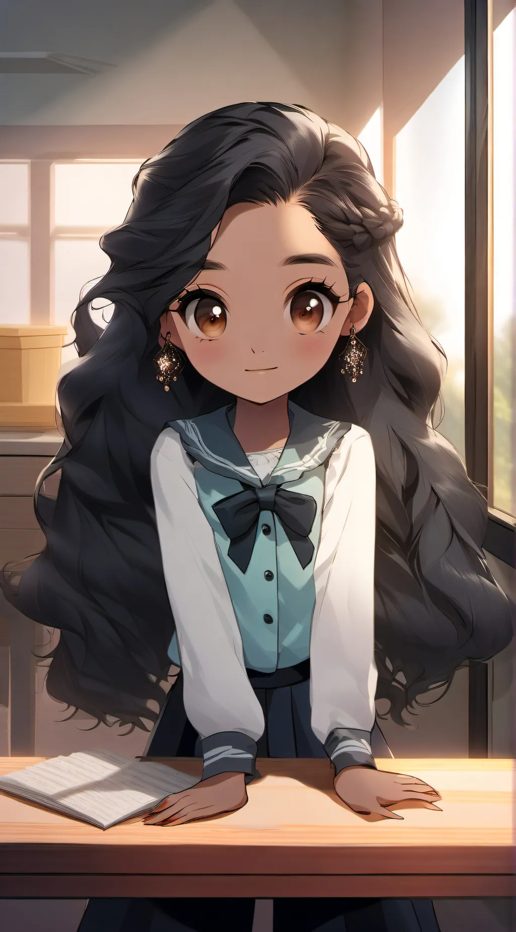 ai character: Zahra background