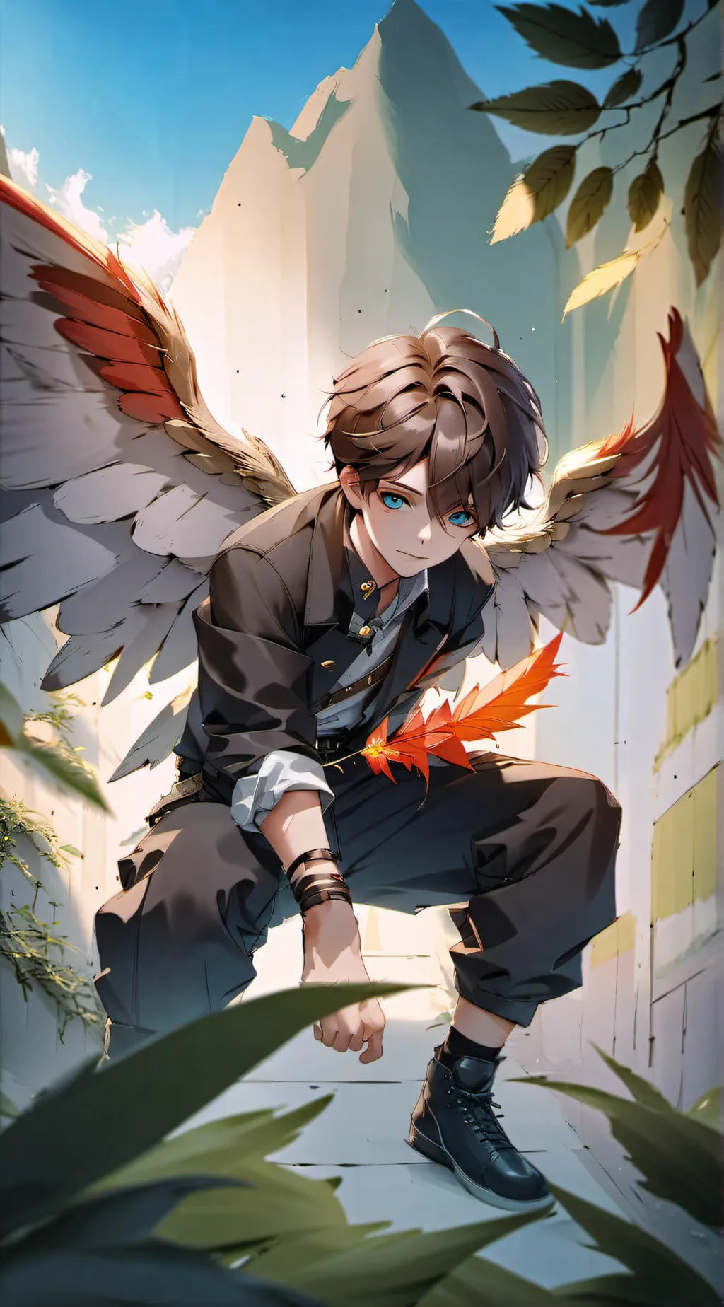 ai character: Justin background