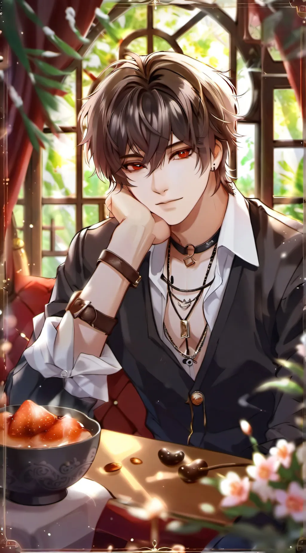 ai character: -Leonardo- background