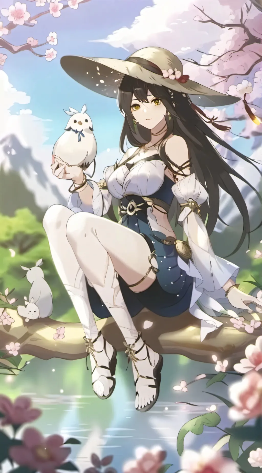 ai character: Aria background