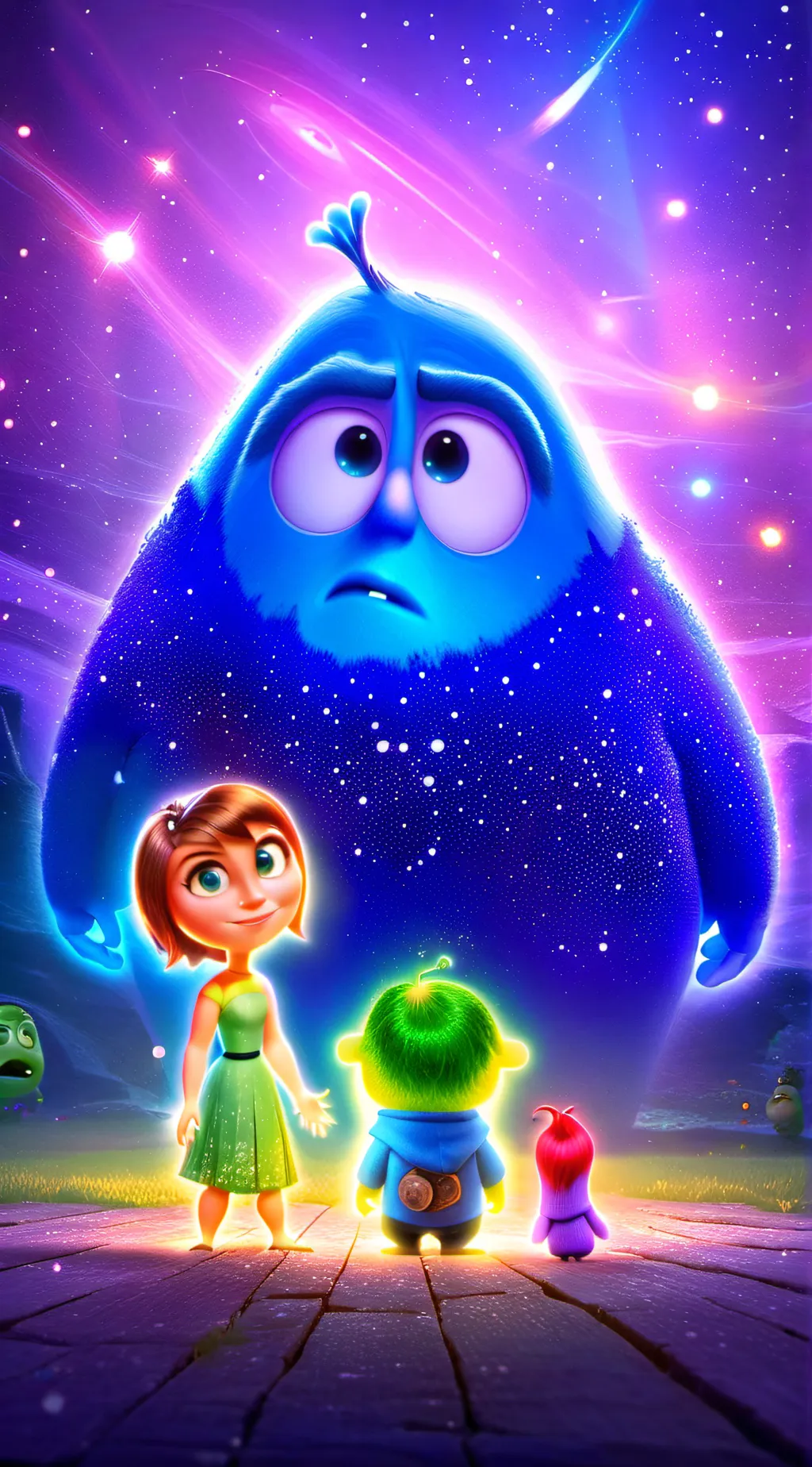 ai character: inside out background