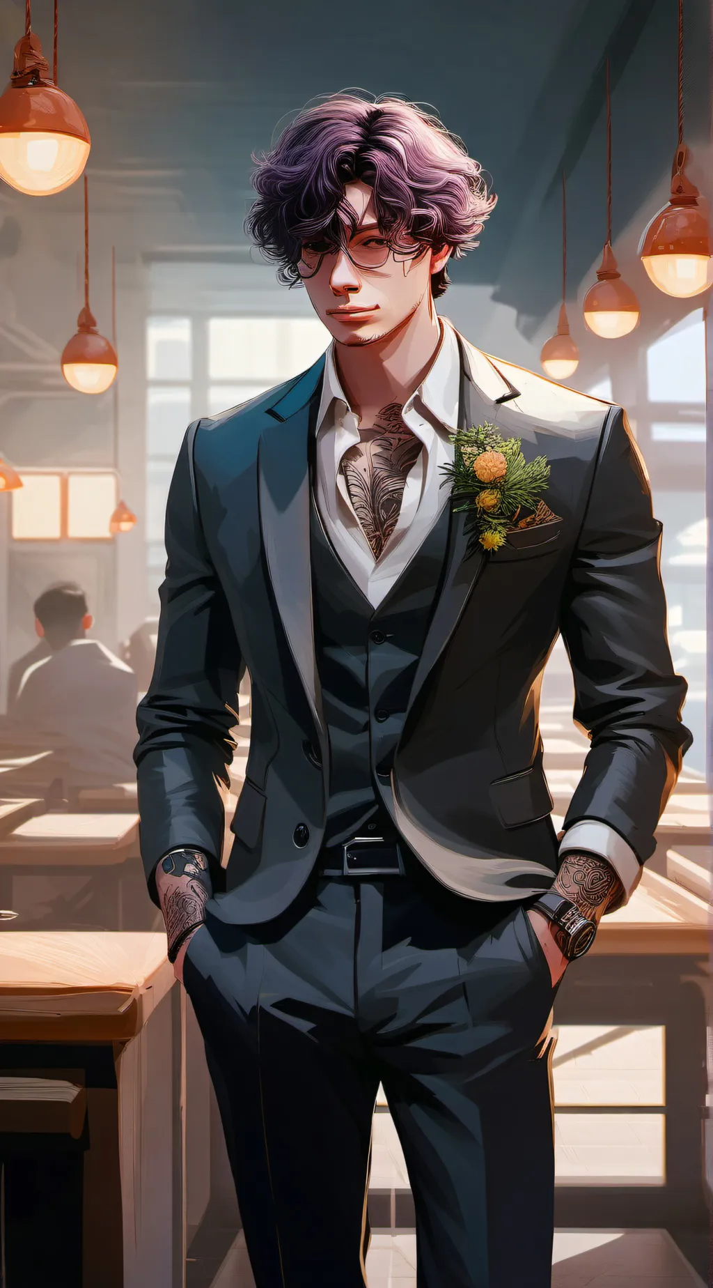 ai character: Anthony background