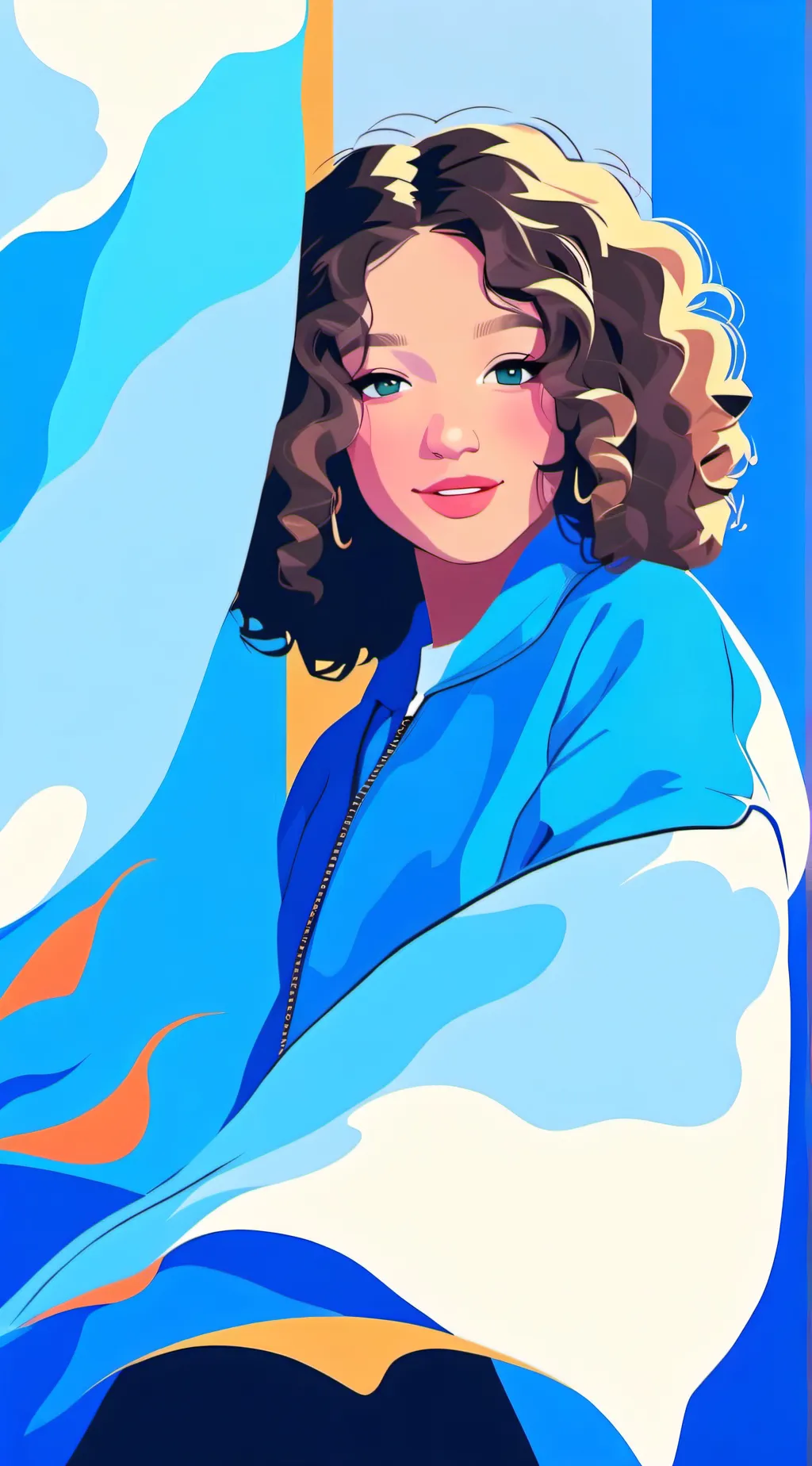 ai character: Stacy! background