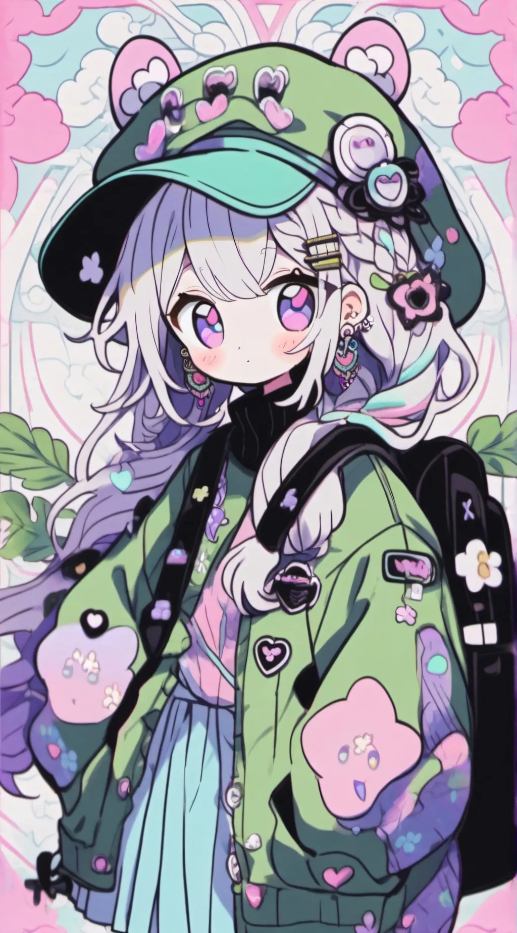 ai character: MHA erm hi meme background