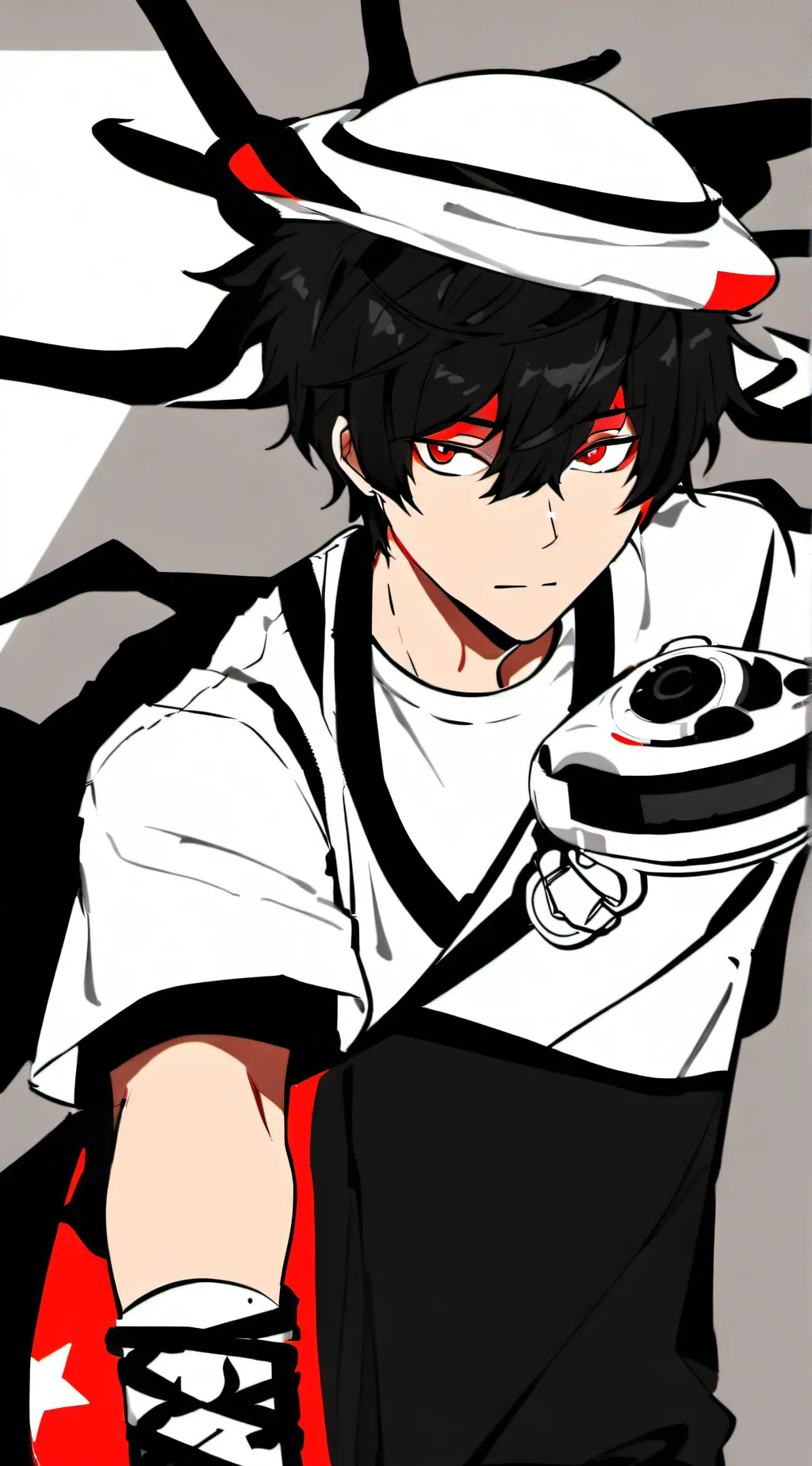 ai character: Glíçh background