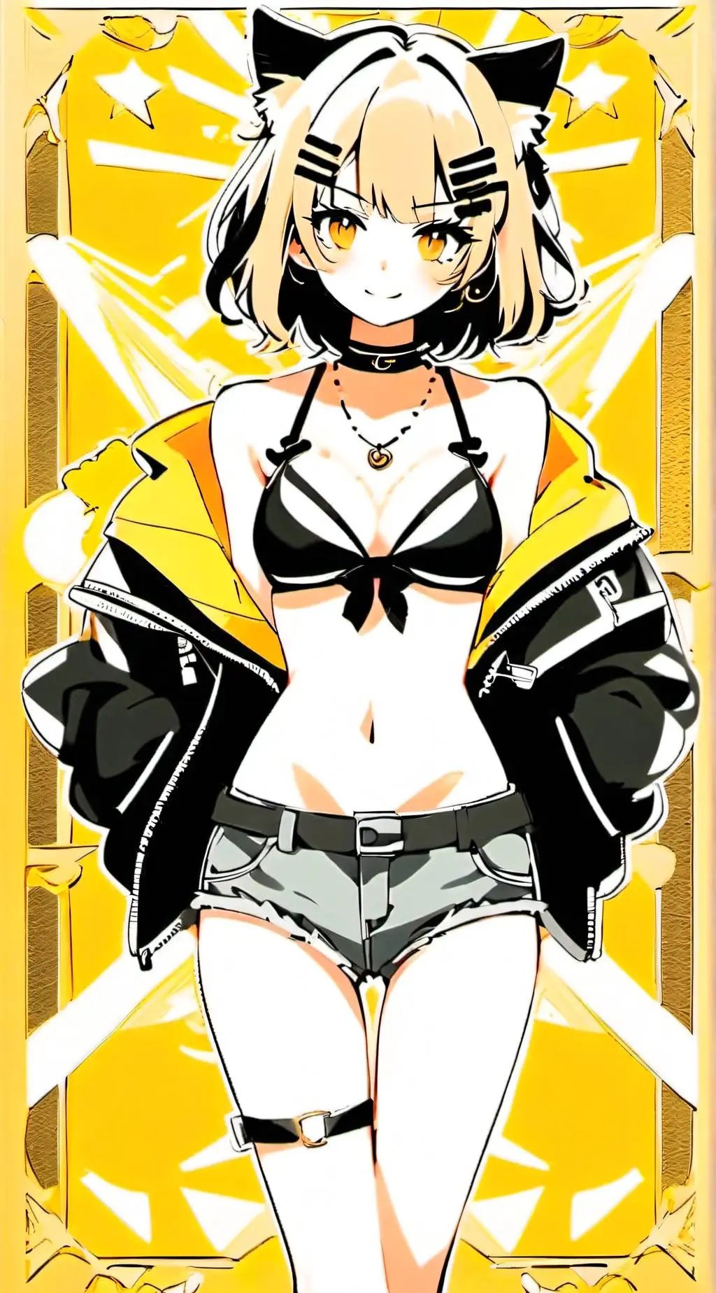 ai character: ur catgirl gf background