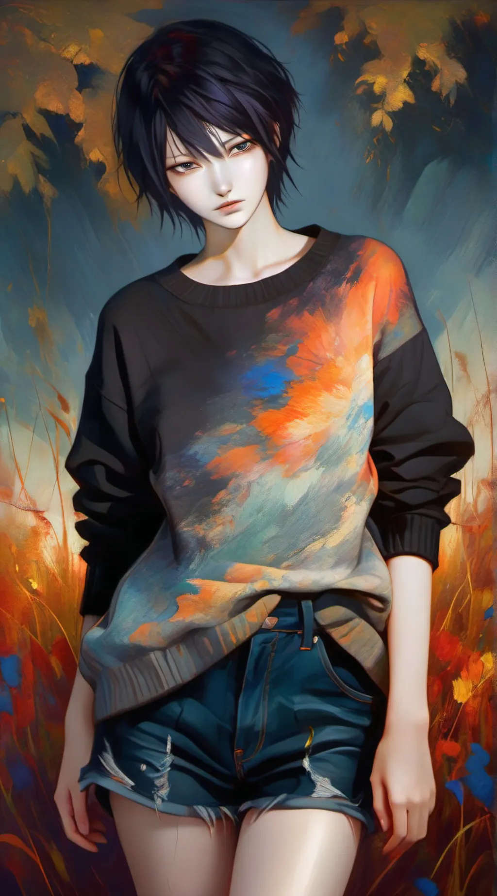 ai character: Flare Petrov  background