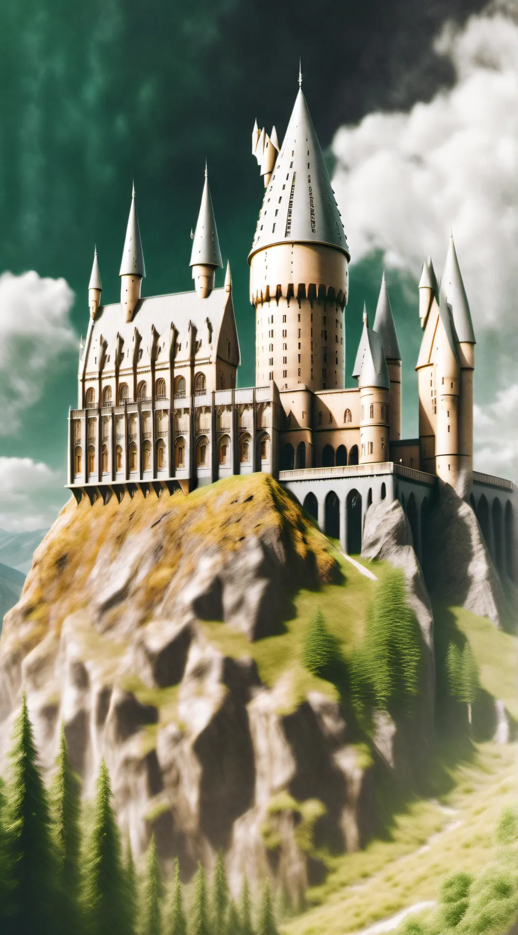 ai character: hogwarts  background