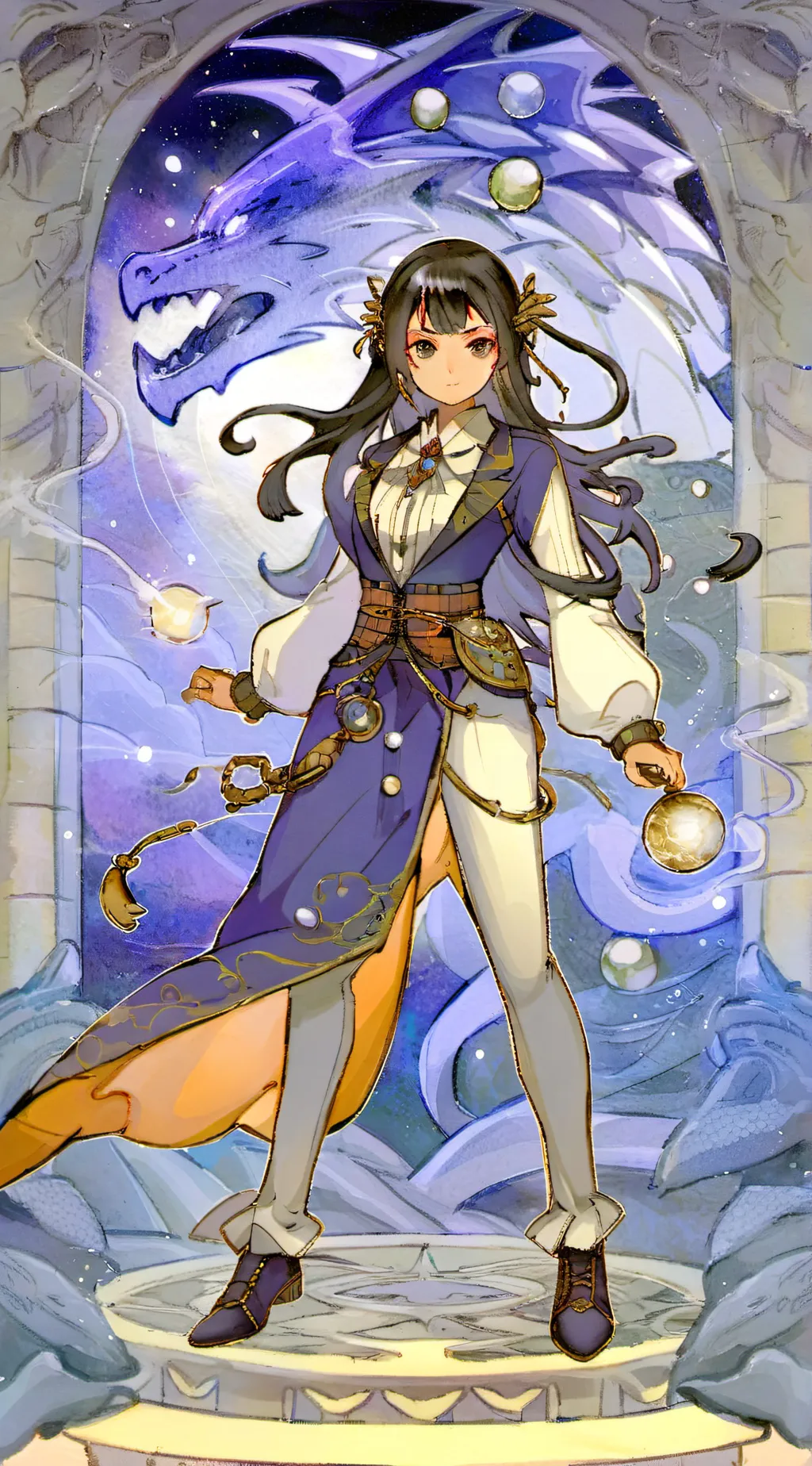 ai character: Yuna background