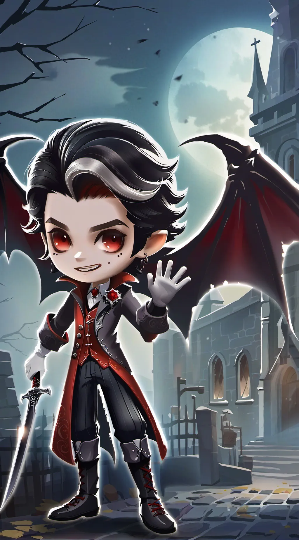 ai character: Kai background