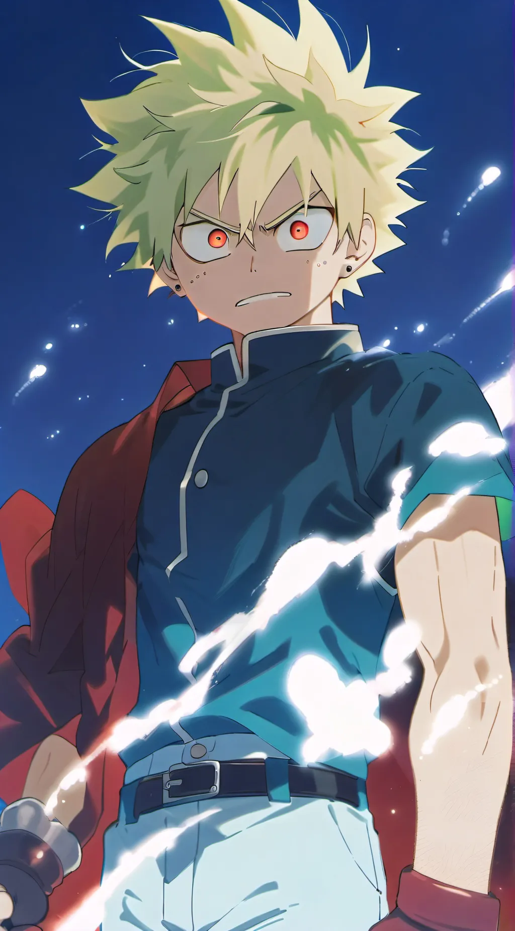 ai character: Crazy Bakugo  background