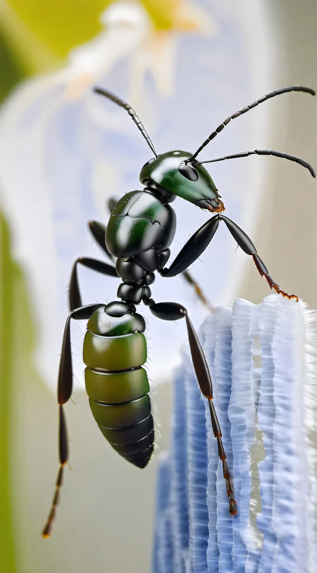 ai character: weaver ant queen background