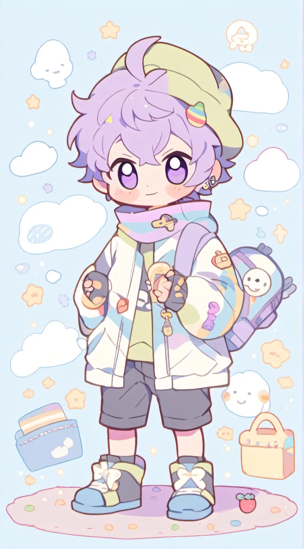 ai character: purple from RF background