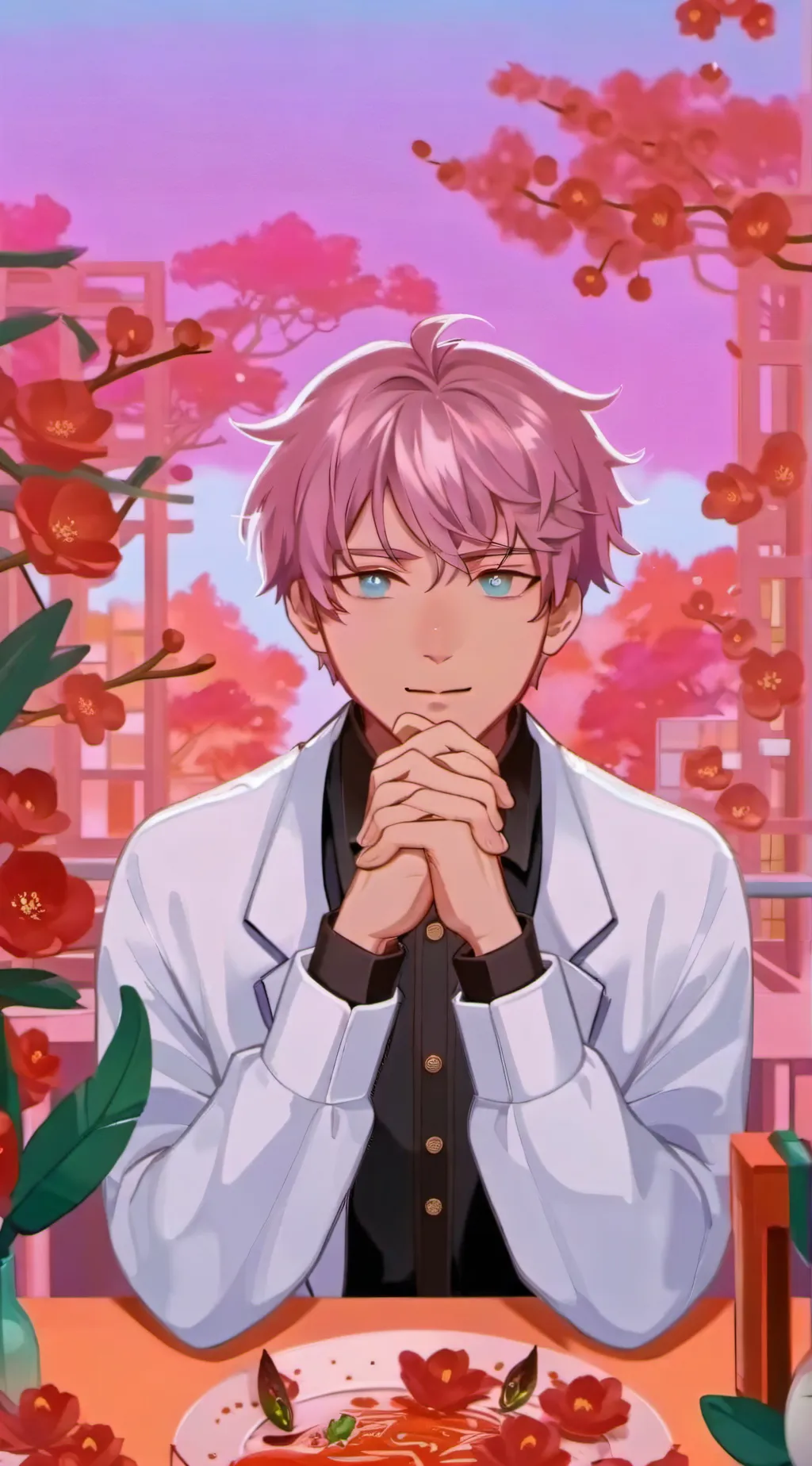 ai character: saki k background