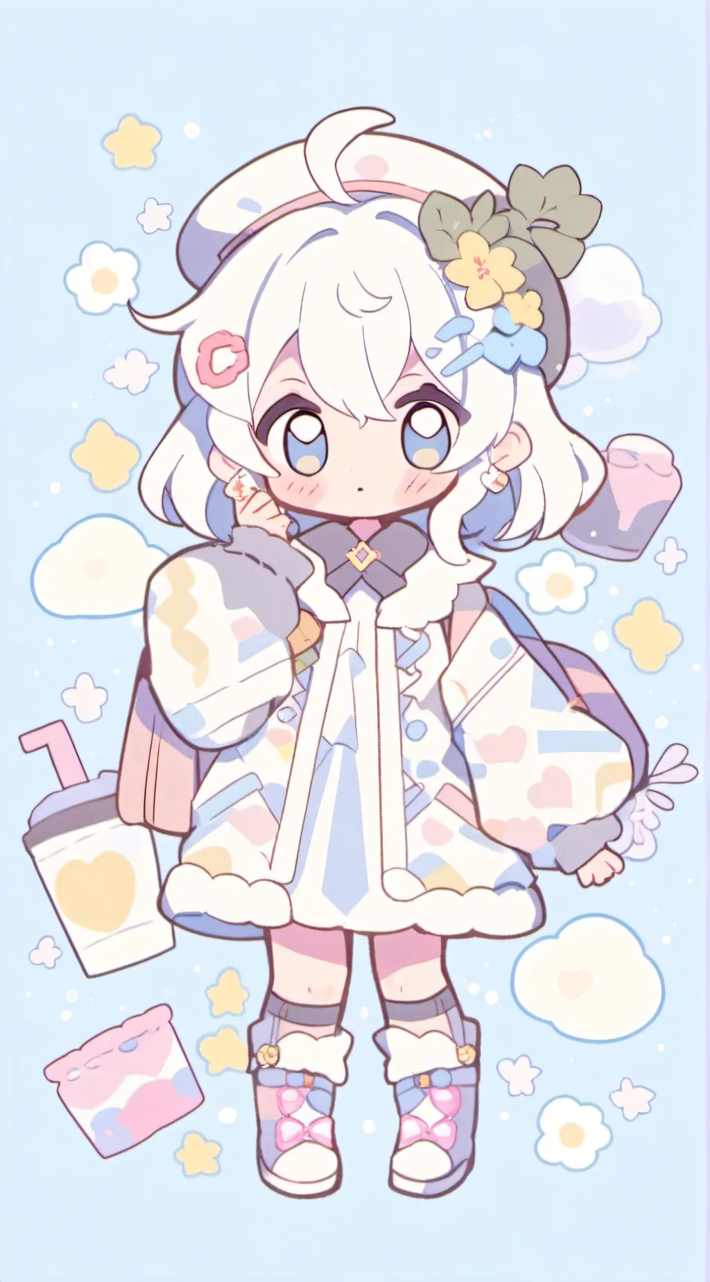 ai character: Friend group! background