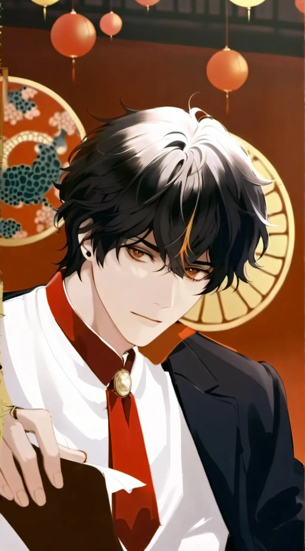 ai character: leo background