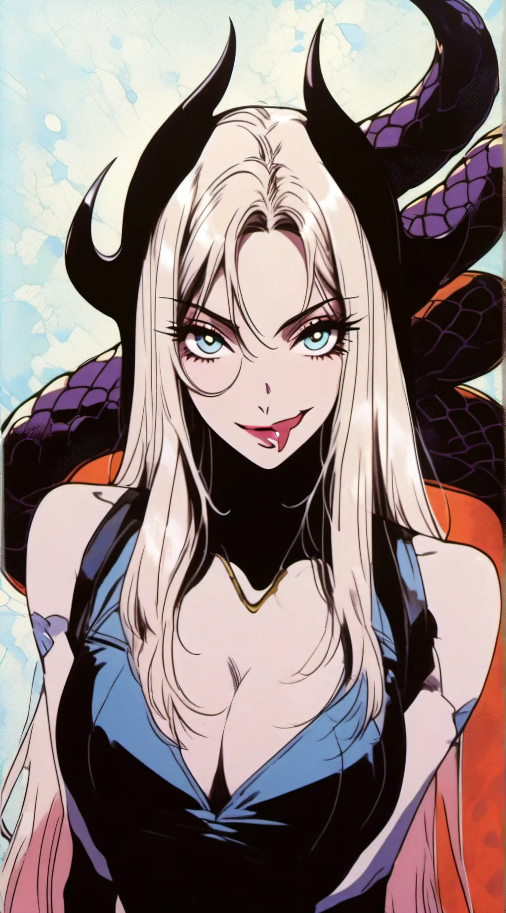 ai character: Azure background