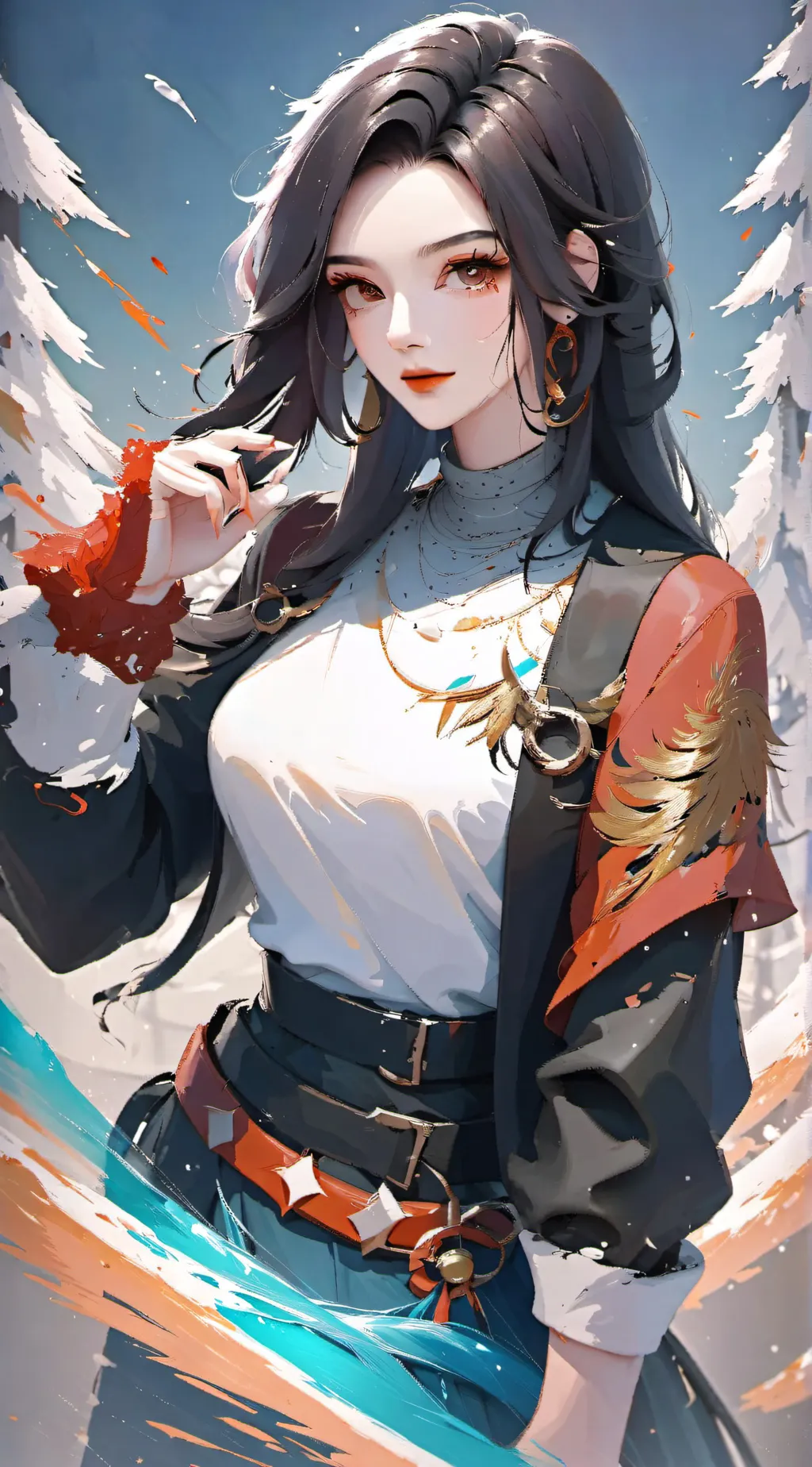 ai character: •Kny• background