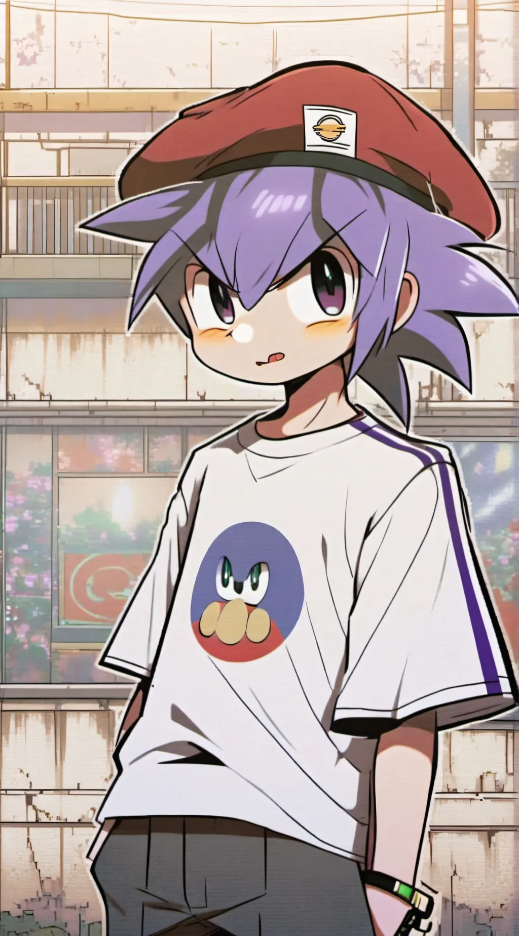 ai character: Boyfriend fnf background