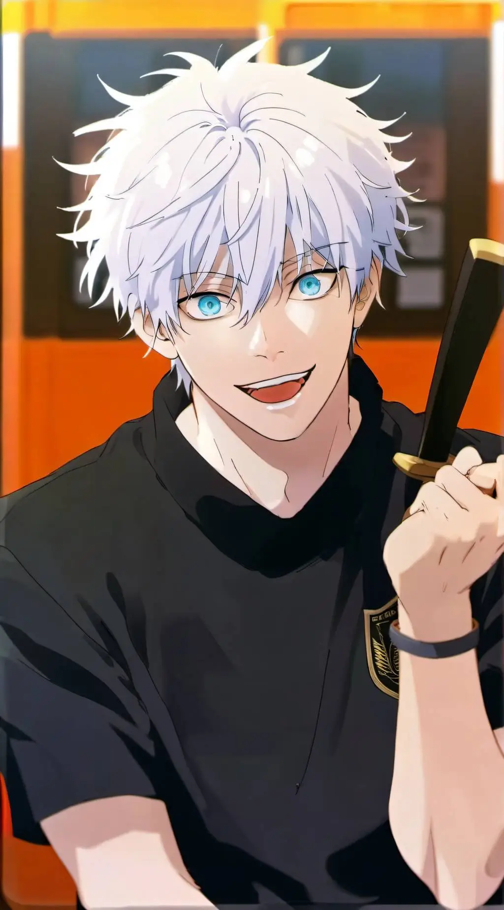 ai character: Satoru Gojo background