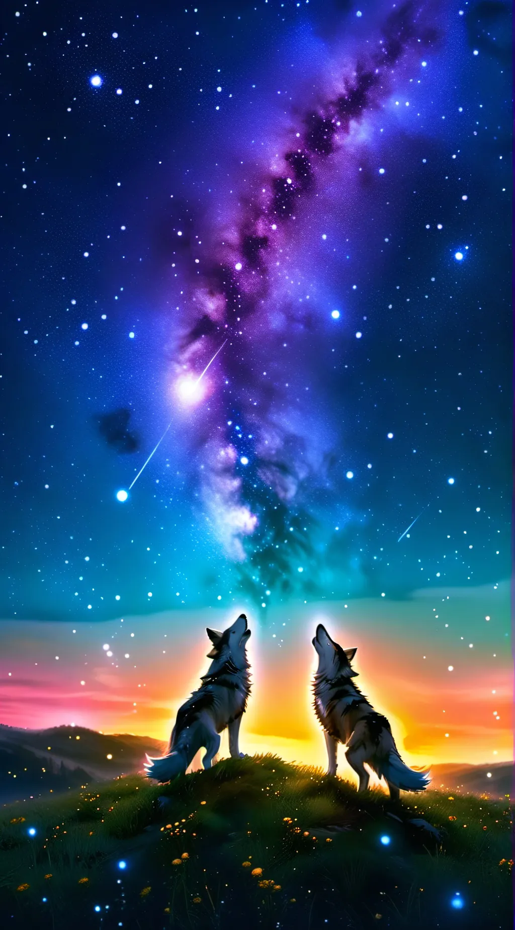 ai character: wolves background