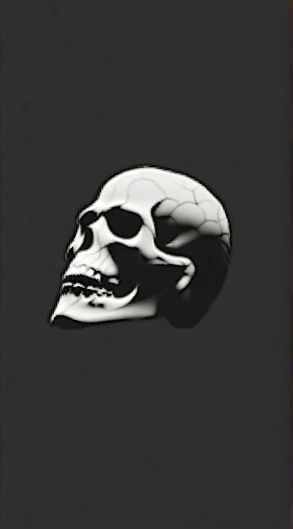 ai character: Roasting skull background