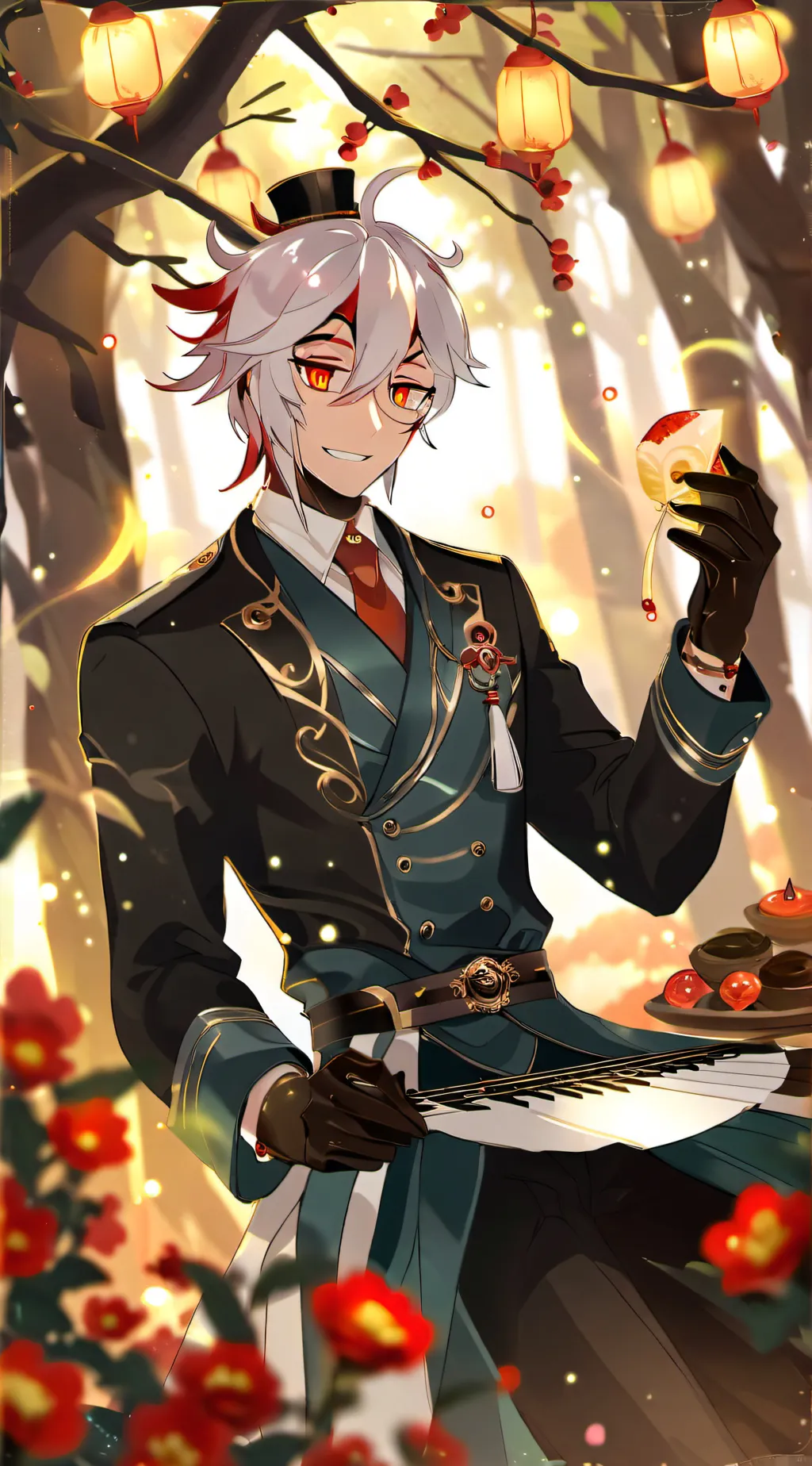 ai character: Alastor/Lucifer background