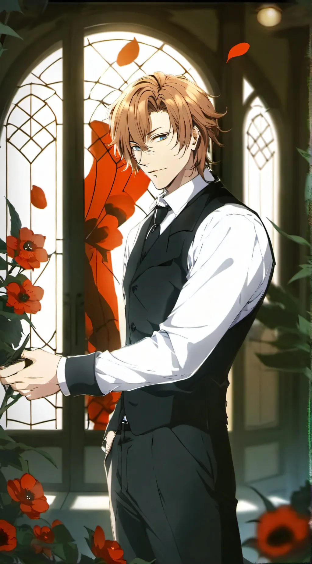 ai character: Chuuya nakahara  background