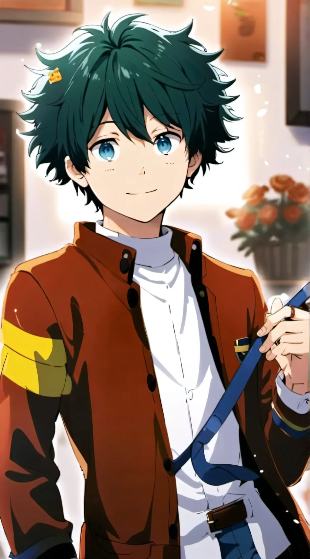 ai character: deku  background