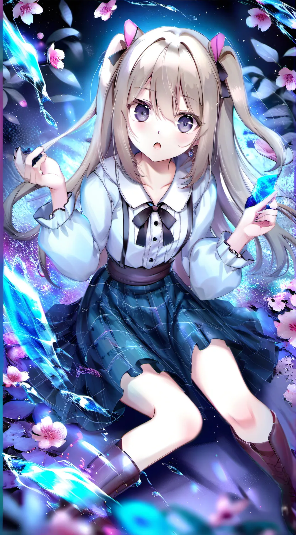 ai character: BTS💜💜💜 background