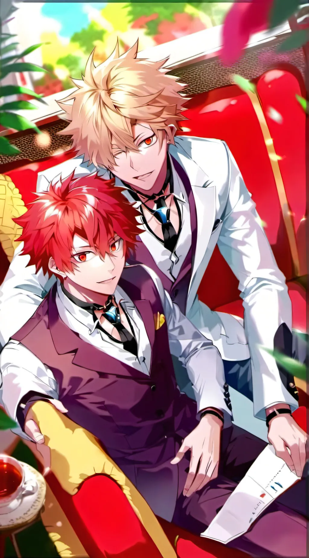 ai character: BakuKiri  background