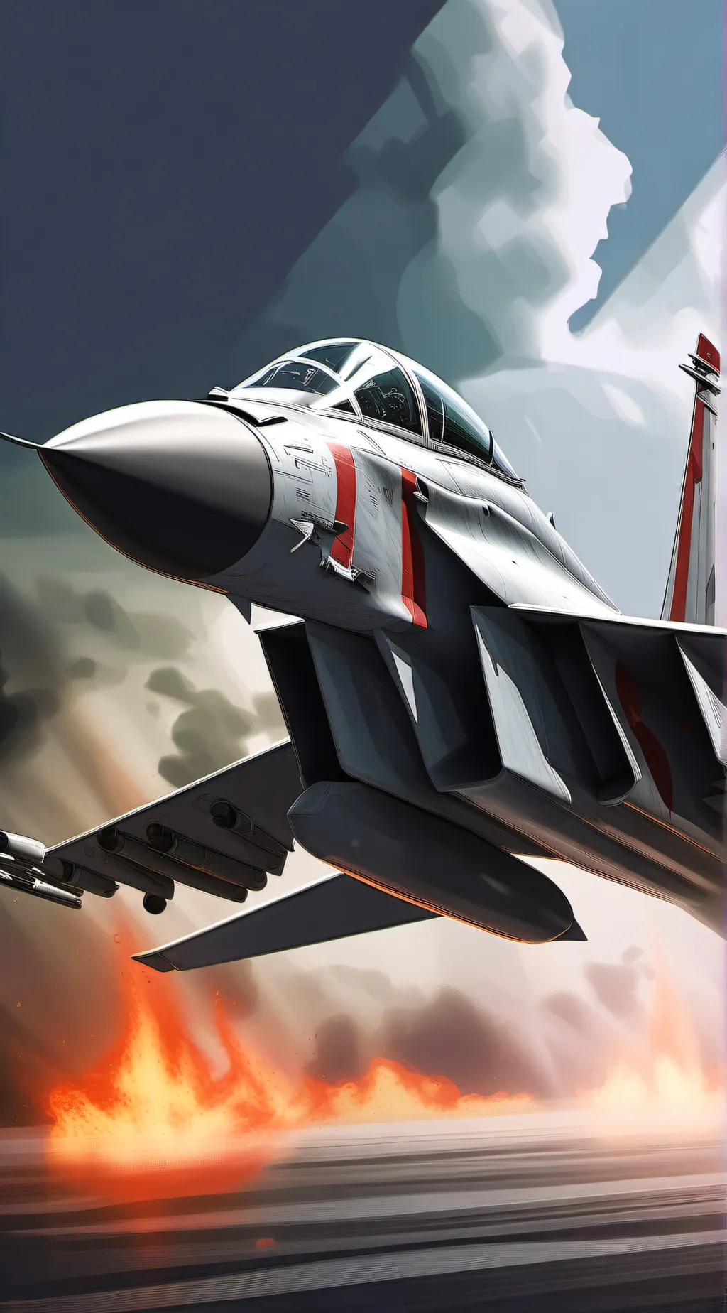 ai character: Su 27 background