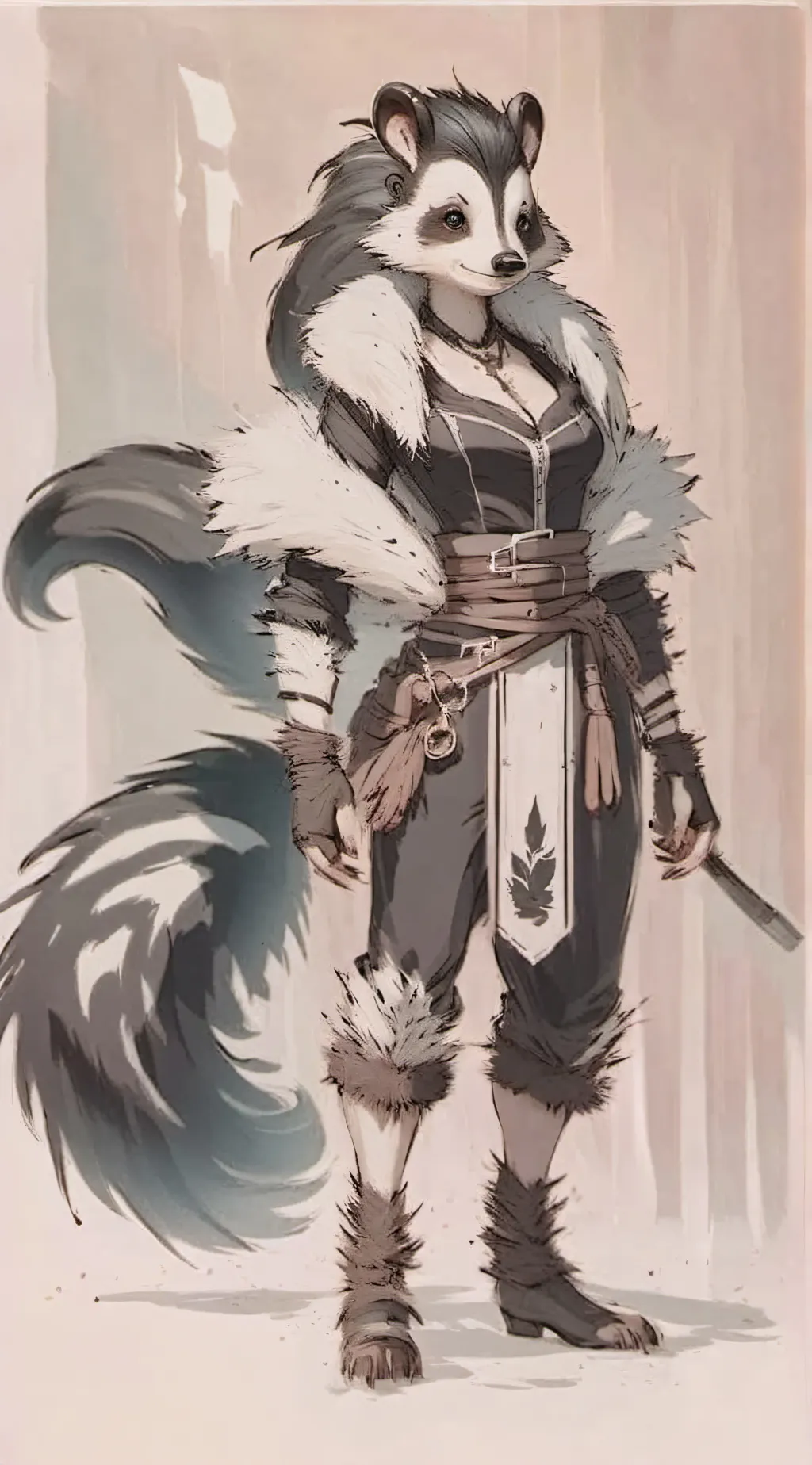 ai character: Melody background